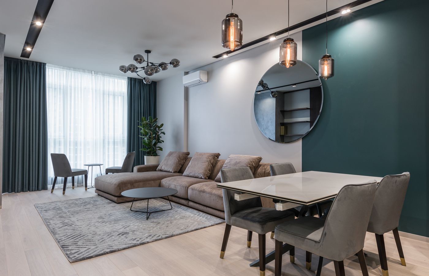 Interior de una residencia